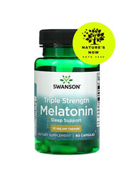 Swanson мелатонин тройной силы 10 мг - 60 капсул / США