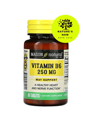 Mason Natural витамин В6 250 мг - 60 таблеток / США