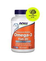 Now foods омега 3 / omega 3 - 100 капсул из рыбьего желатина