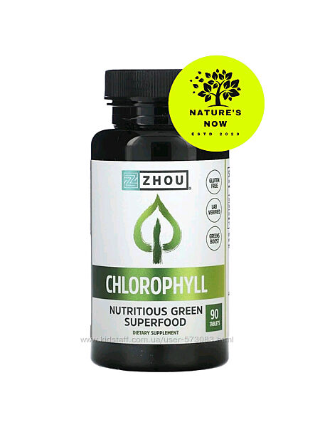 ZHOU Nutrition хлорофилл 100 мг - 90 капсул / США