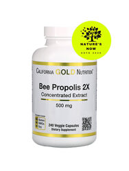 Прополис пчелиный 500 мг - 240 капсул / California Gold Nutrition