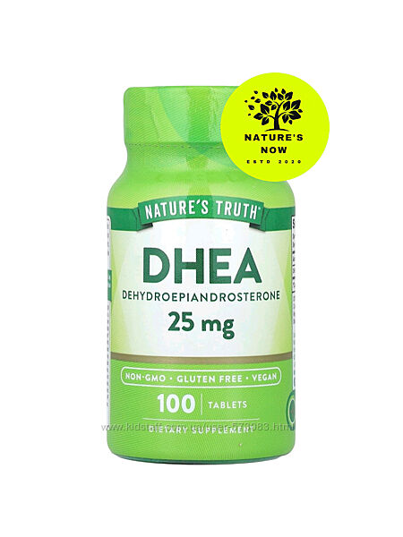 Nature&acutes Truth DHEA 25 мг - 100 капсул / США, дгэа