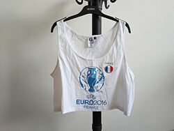 Женская майка топ хлопок  official licensed UEFA EURO 2016 Оригинал