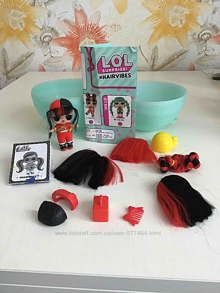 LOL SURPRISE S6 Hairvibes модні зачіски лялька кукла