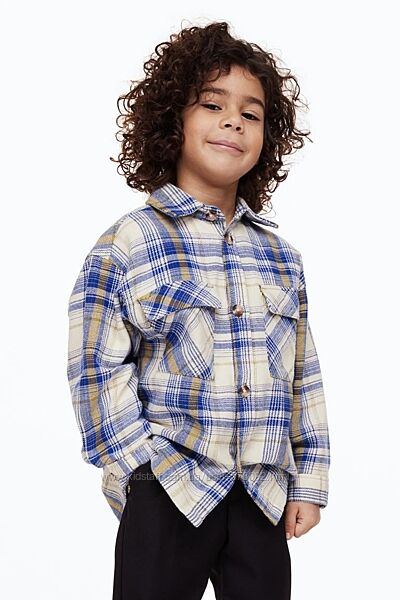 Сорочка фланелева H&M oversize, розм.8-9Y 134 