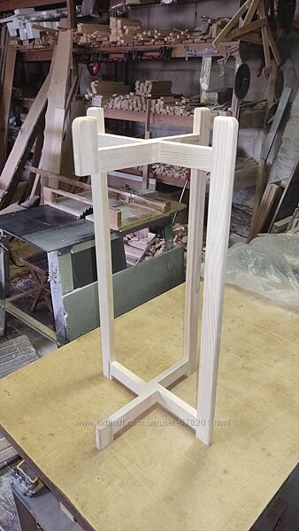 Компактна деревяна підставка під два бутля з водою 18,9 л