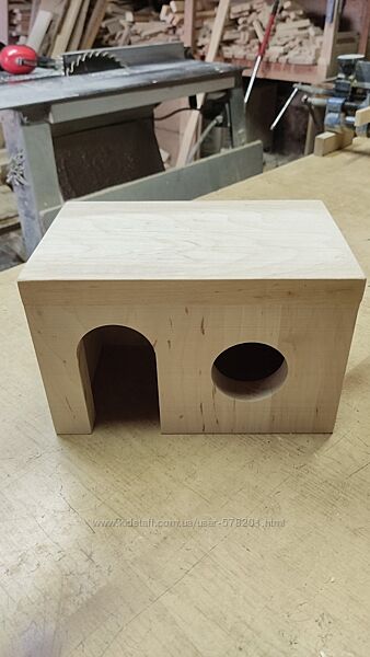 Будиночок деревяний для гризунів