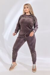 Спортивный велюровый костюм new Luxury разные