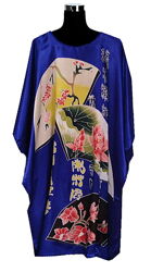 Шелковое платье кимоно цветы японии разные