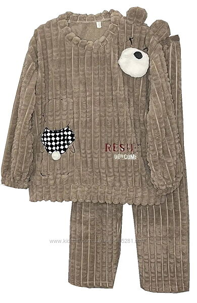 Женская теплая пижама gentle touch 42-46р разные