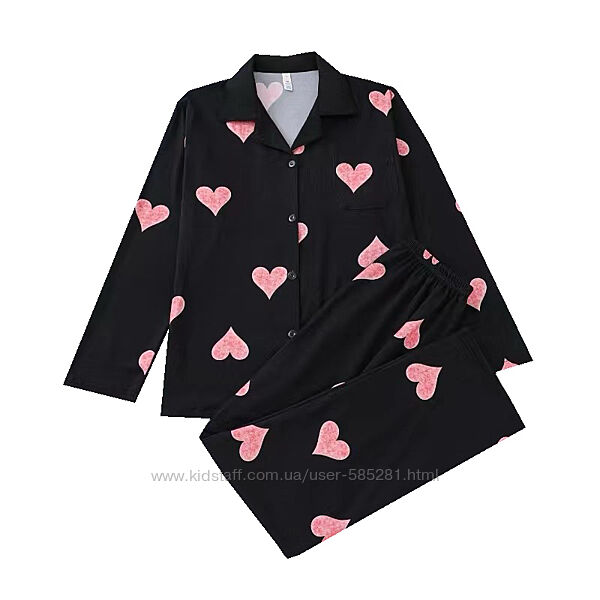 Женская пижама рубашка с штанами