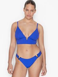Купальник Victoria&acutes Secret, оригинал, синий, раздельный 