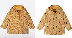 Зимова куртка reima р.110, оригінал, жовта, термо, мембрана, тепла курточка