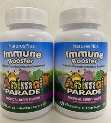 NaturesPlus, Source of Life, Animal Parade, Kids Immune Booster, иммунитет