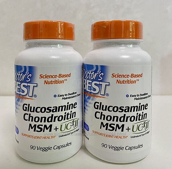Doctor&acutes Best, Glucosamine Chondroitin, MSM  UCII, глюкозамин, колаген