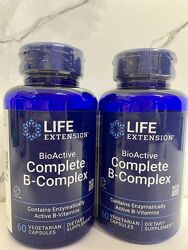 Life Extension, повний комплекс біоактивних вітамінів групи B, 60 шт