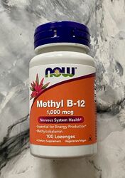 NOW Foods, метил В12, 1000мкг, 100шт
