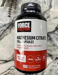 Force Factor, цитрат магнію, 150 мг, 180шт