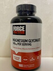 Force Factor, гліцинат магнію, 140 мг, 180шт