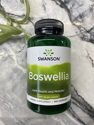 Swanson, Full Spectrum, босвелія, подвійна сила, 60 капсул 800мг у капсу