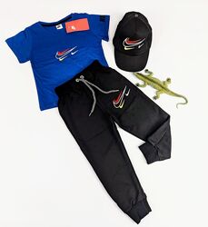Спортивний літній костюм трійка для модника