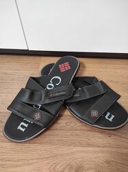 Шкіряні шльопанці 40р.