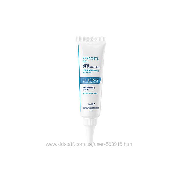 Крем проти недоліків для шкіри Ducray Keracnyl PP Anti-Blemish Cream