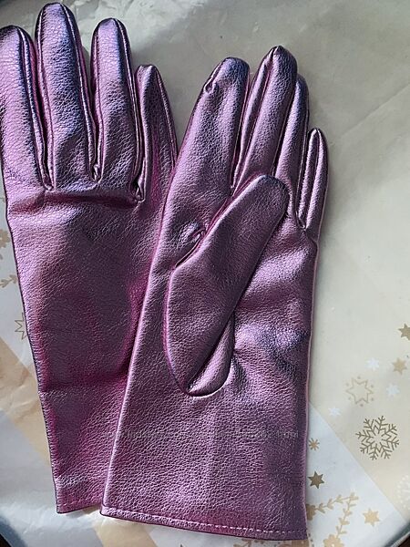 Зимние лыжные перчатки мужские женские кожзам 11, 5 р очень теплые украина
