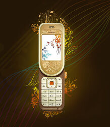 Nokia l&acuteamour 7370 ad concept раритетный телефон