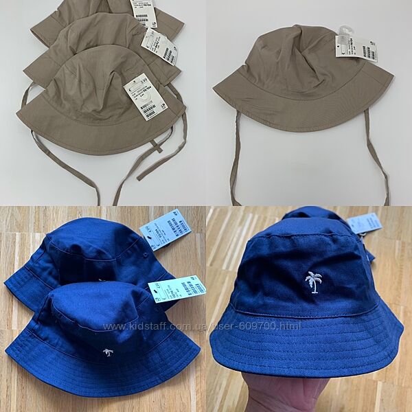 Панамки , шапочки летние для мальчиков фирмы H&M 