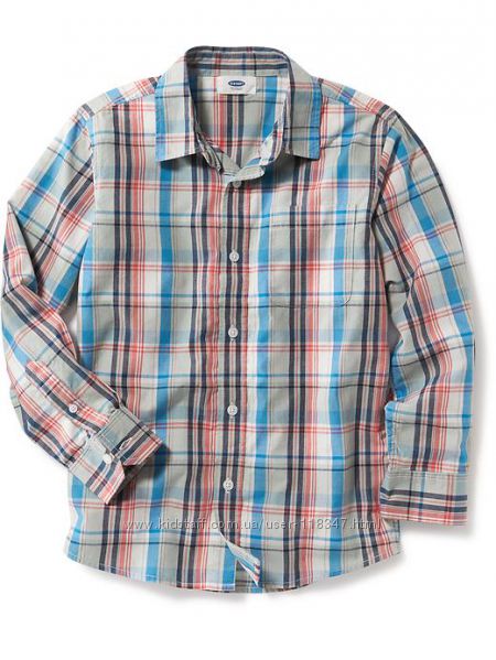 Яркие рубашки Old Navy. 187-197грн