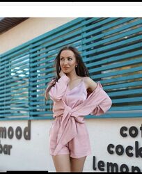 Літній костюм з льону лляний костюм