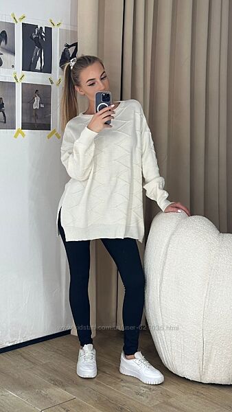 Новиночки Класний светр фабрична вязка. Розміри 42- 50 універсал 