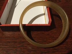 Браслет из натурального рога антиквариат Англия 