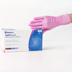 Перчатки нитриловые ТМ Medicom SafeTouchExtend Pink