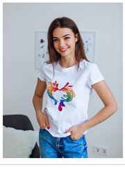 Жіноча вишита футболка від ТМ Галичанка 