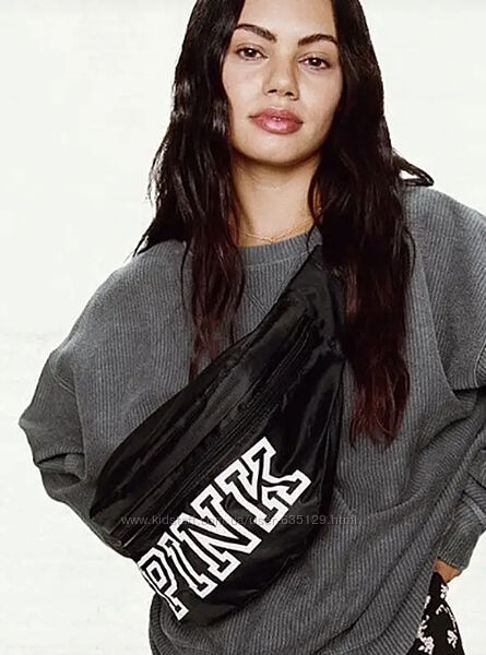 Чорна сумка-трансформер-рюкзак Victorias Secret PINK