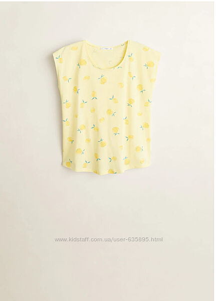 Стильные футболки Mango органический хлопок 