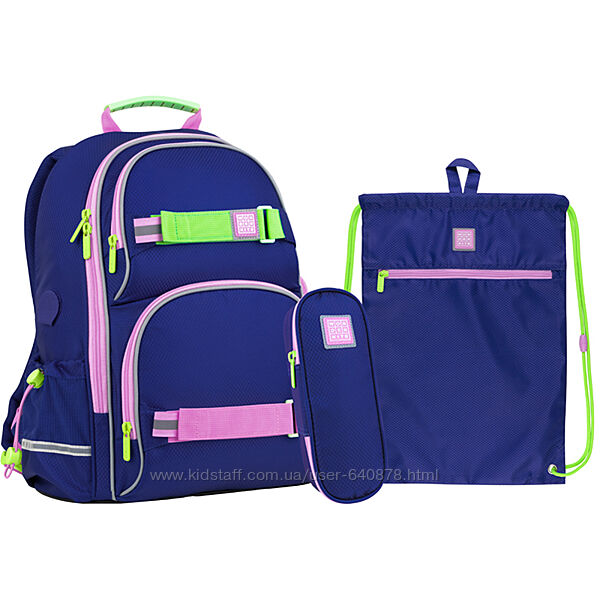 Набір Kite рюкзак  пенал  сумка для взуття SETWK22-702M-1