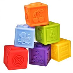 Развивающая игрушка Кубики Умняшки 6 шт. Fancy Baby KUB60-06