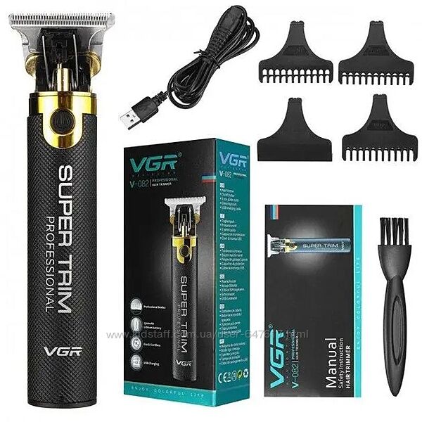 Аккумуляторная машинка для стрижки волос Vgr voyager v-082