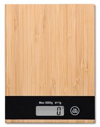 Кухонные сенсорные весы Livstar lsu-5007 до 5кг платформа из дерева