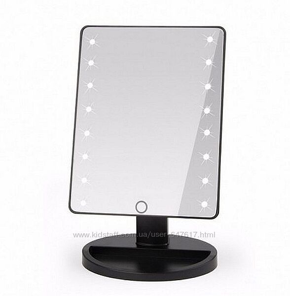 Зеркало для макияжа с подсветкой Large Led Mirror, 16 led