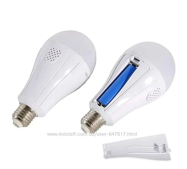 Светодиодная аварийная автономная лампа с аккумуляторами 18650 Led bulb