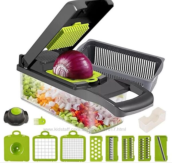 Ручная овощерезка veggie slicer  нож измельчитель для овощей и фруктов