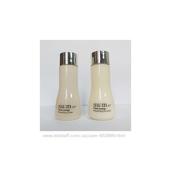 Миниатюры тонера, эмульсии SUM37 Time Energy Skin Resetting Refining