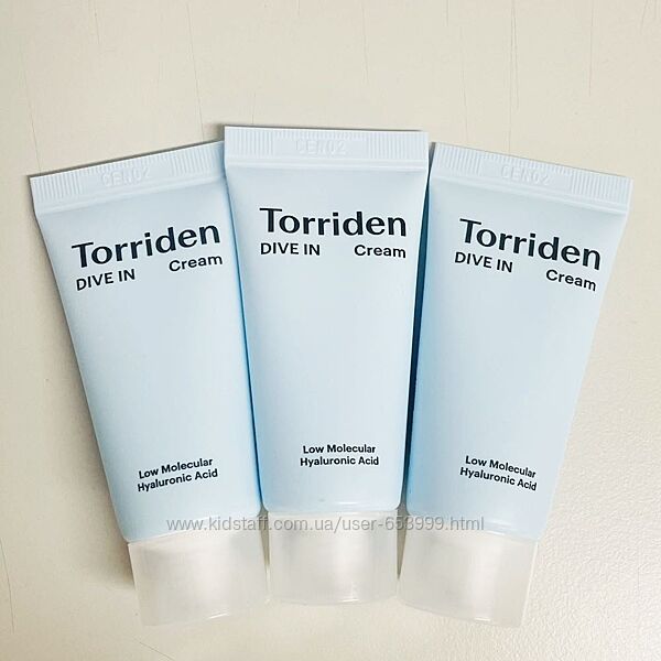Torriden Dive-In Low Molecule Hyaluronic Acid Cream, 20 мл