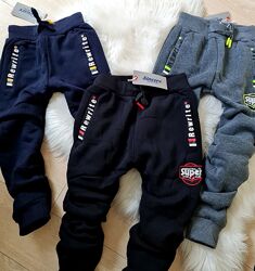 спортивные штаны утеплённые 128-134-140-146-152-см