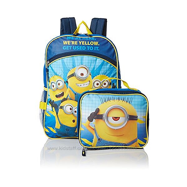 Набор Рюкзак  термо ланч-бокс Миньоны США