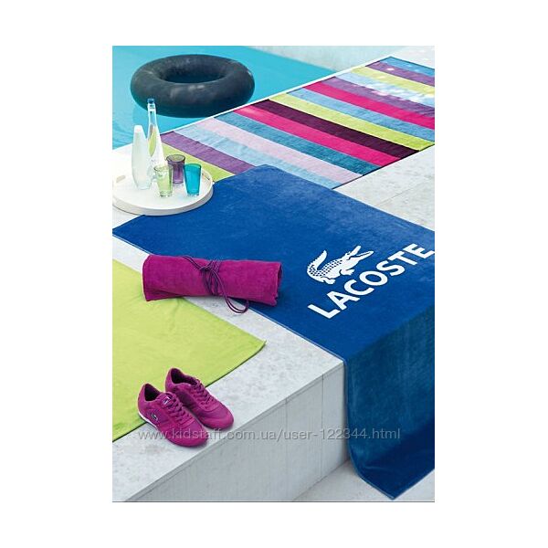 Пляжное большое  полотенце Lacoste оригинал